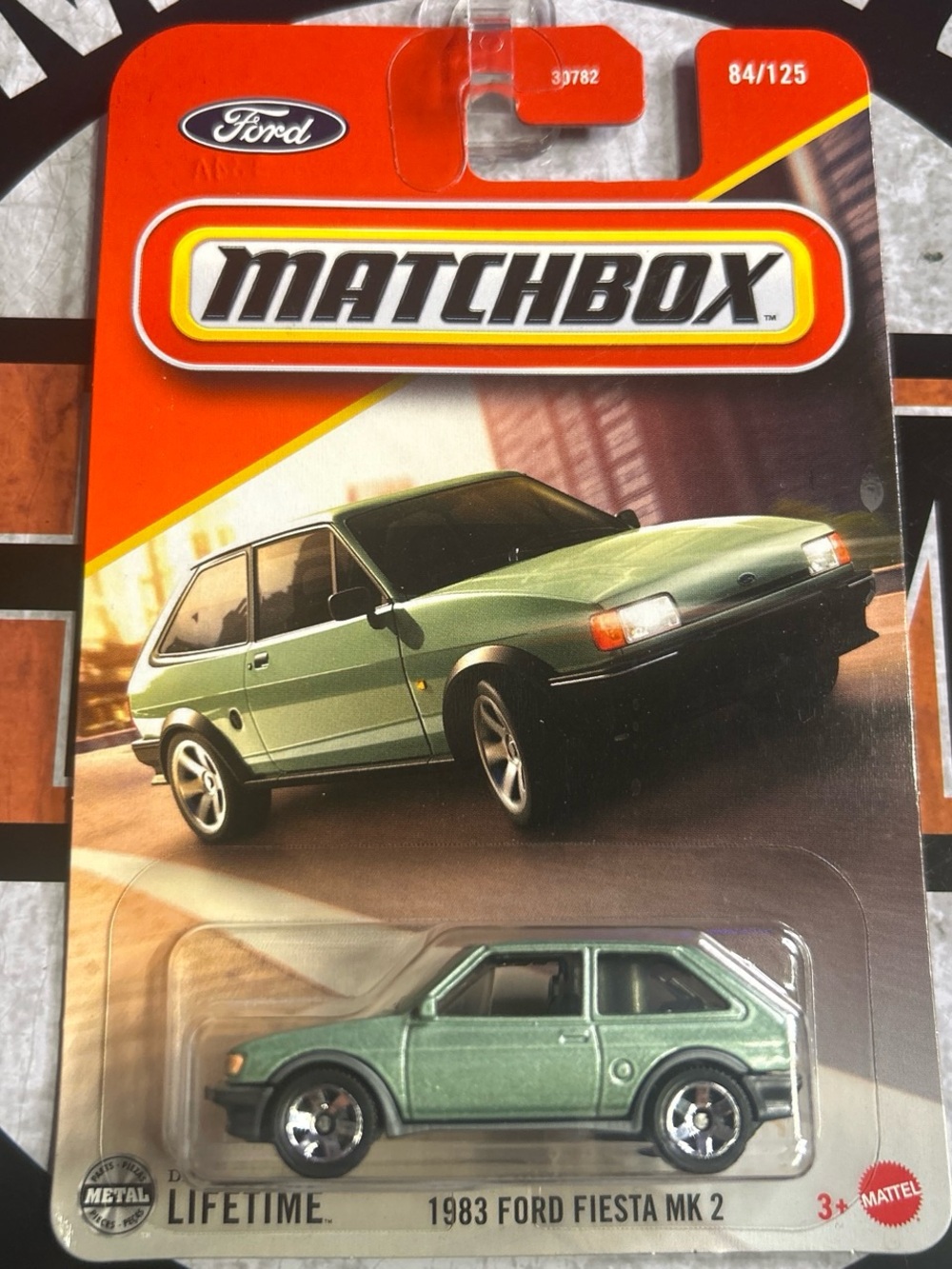 Matchbox 1983 Ford Fiesta MK2 Metallic Green Toy Car